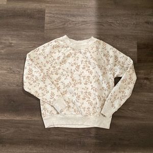 Old Navy Oatmeal Cropped Sweatshirt